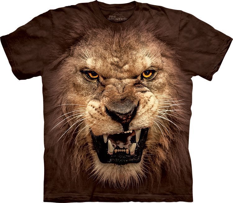 Футболка The Mountain - Big Face Roaring Lion (3742XS)