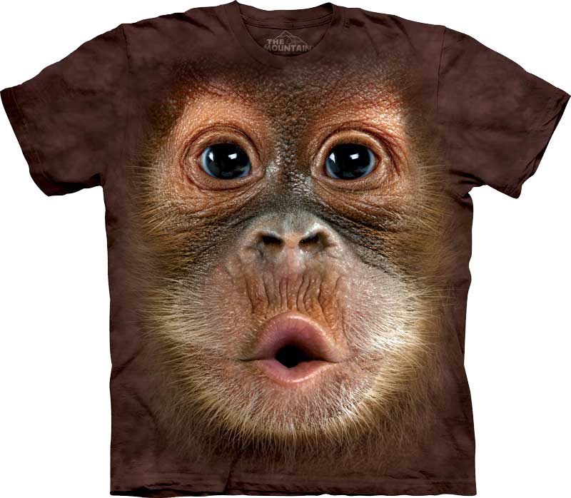 Футболка The Mountain - Big Face Baby Orangutan (15-3587S)