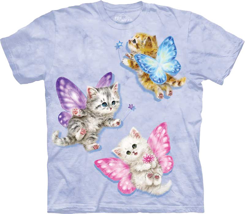 Футболка The Mountain - Butterfly Kitten Fairies (15-3568L)