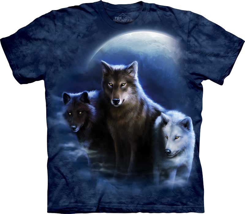 Футболка The Mountain - Three Wolf Night (15-3436M)