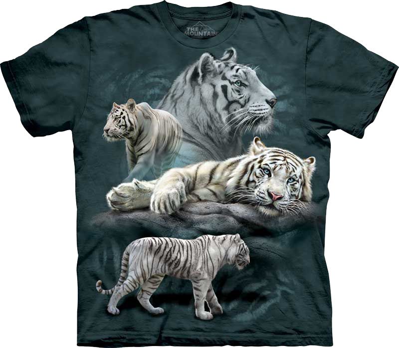 Футболка The Mountain - White Tiger Collage (3302XS)