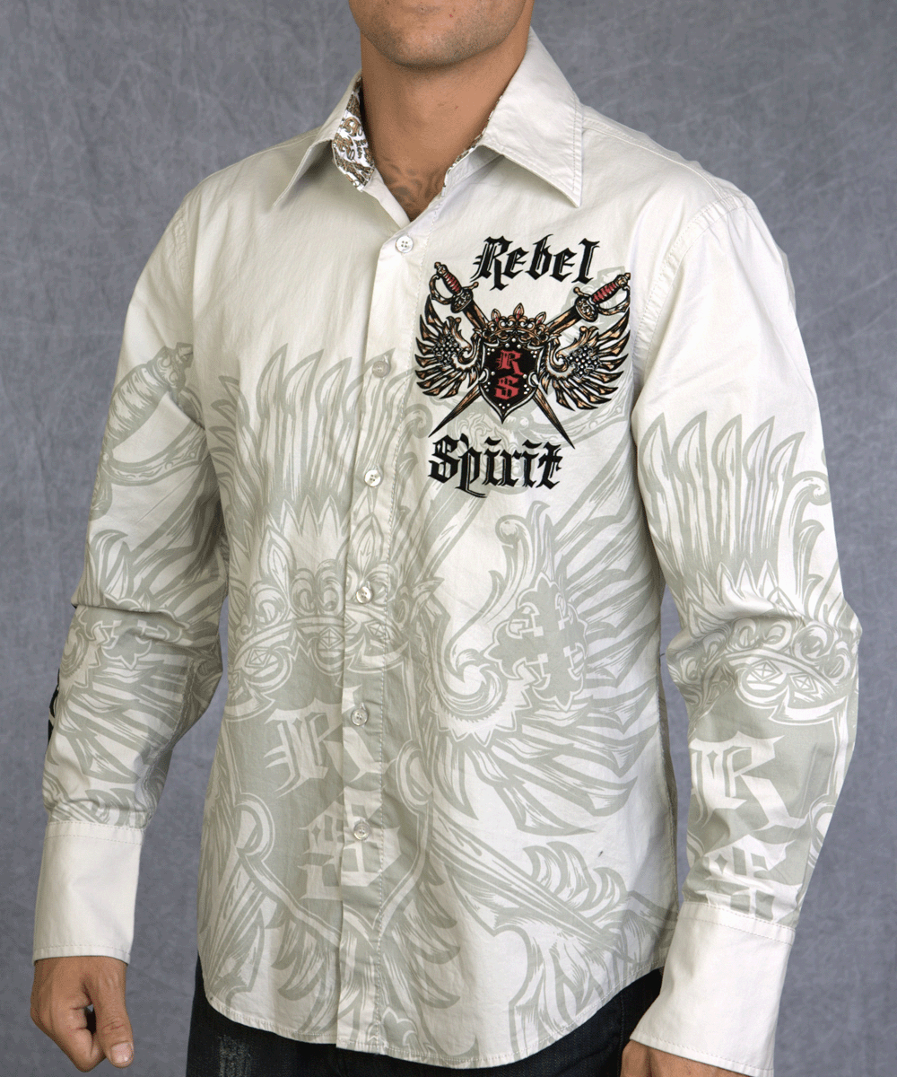 Рубашка мужская Rebel Spirit LSW111031-CEMT