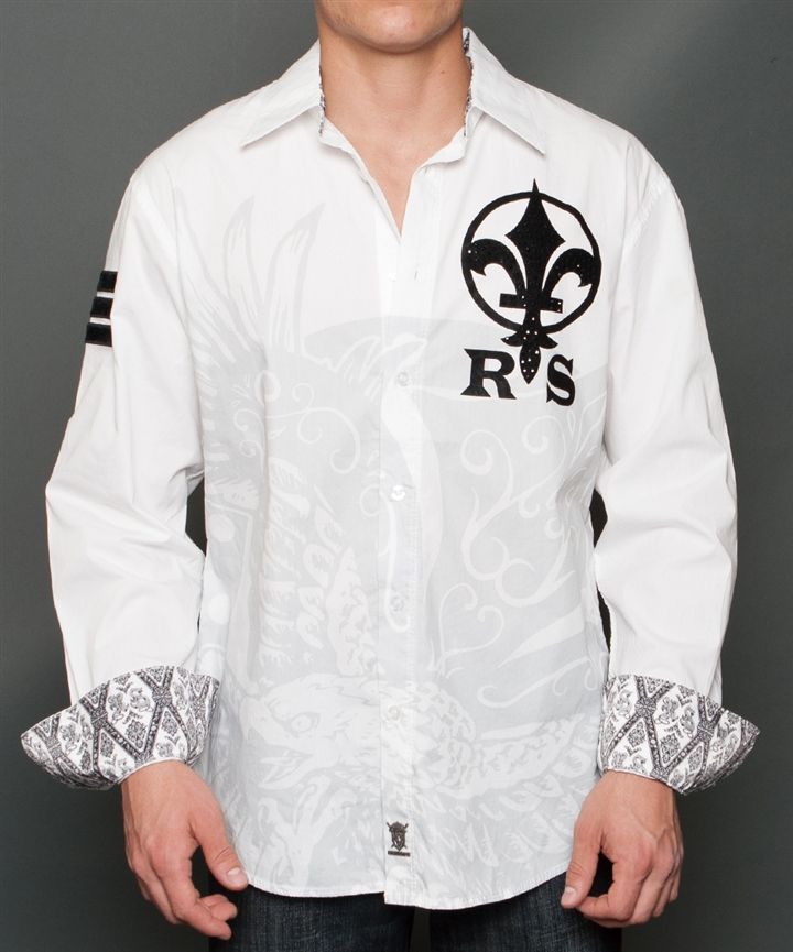 Рубашка мужская Rebel Spirit LSW131483-WHT