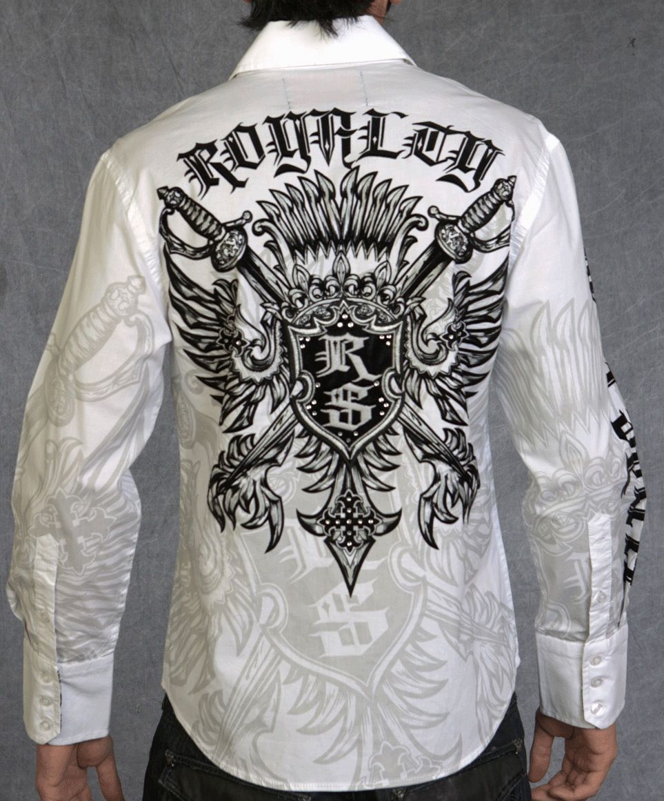 Рубашка мужская Rebel Spirit LSW111030-WHT