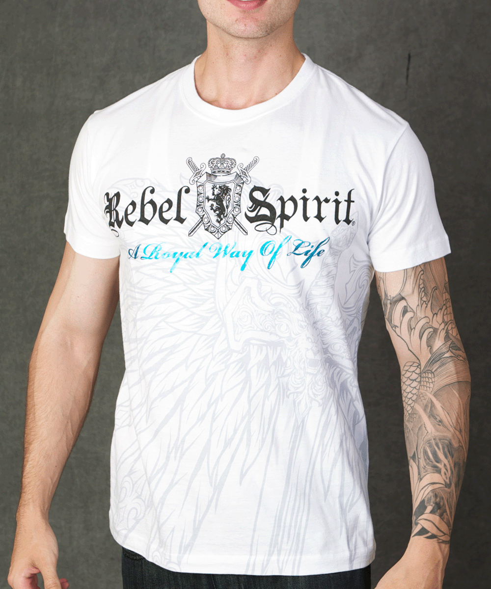 Футболка мужская Rebel Spirit SSK111140-WHT