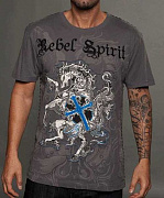 Футболка мужская Rebel Spirit SSK121430-CHARCOAL